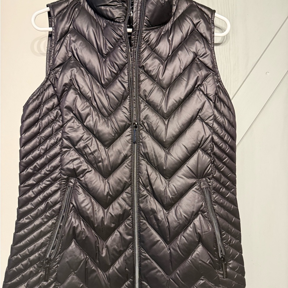 Michael Kors Black Down Quilted Vest
